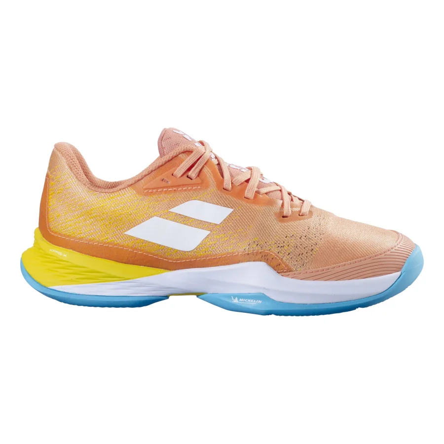 Babolat Jet Mach 3 Sandplatzschuh Damen-Apricot,Gelb