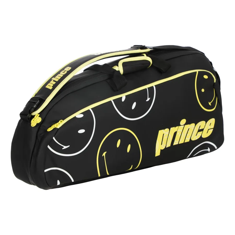 Prince Smiley Schlägertasche 3er - schwarz