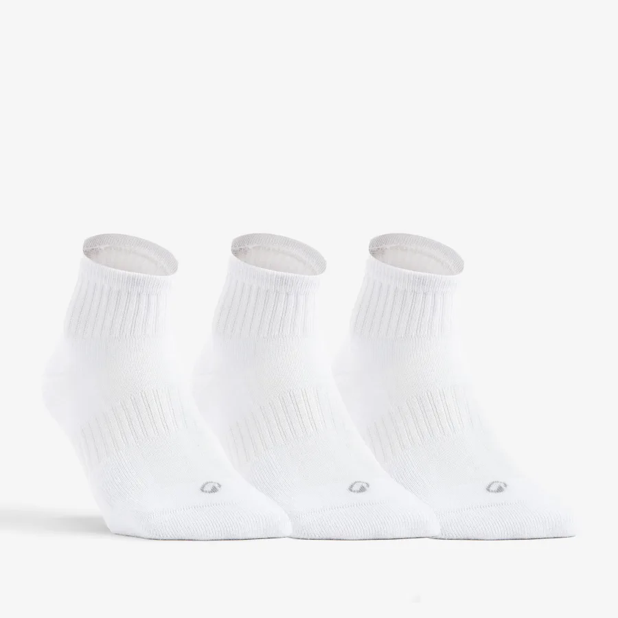 Decathlon Tennissocken Mid 3er Pack - RS500 weiß