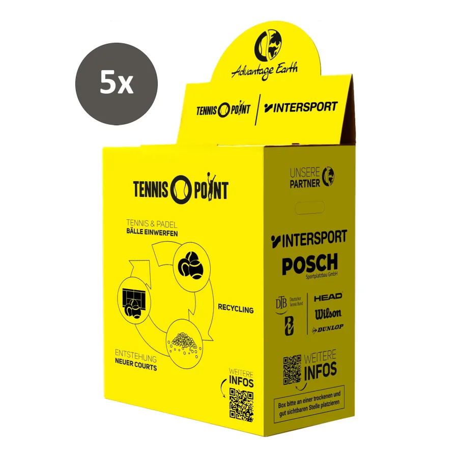 Tennis-Point Tennis - Point Advantage Earth® Box 5er Pack
