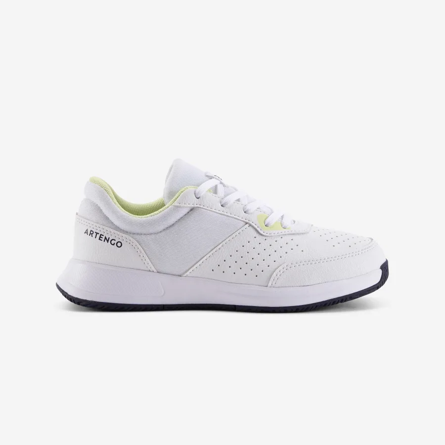 Artengo Tennisschuhe Kinder - Essentiel Turnschuhe weiss/gelb