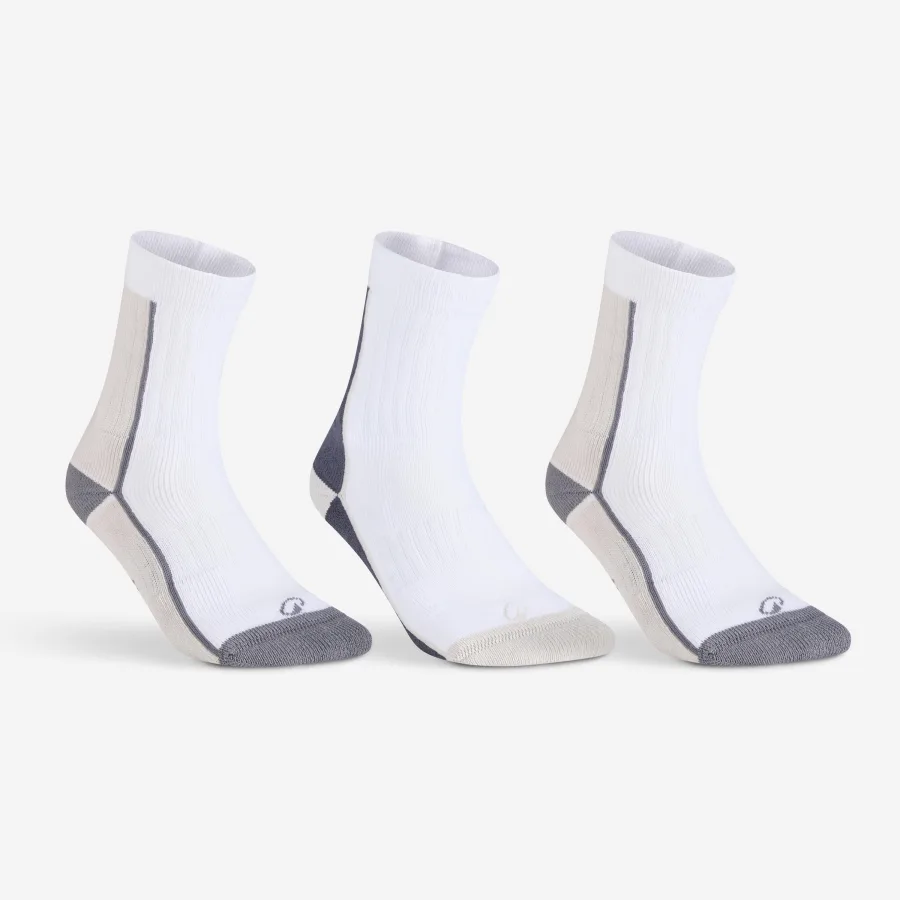 Decathlon Tennissocken High 3er Pack - RS 500 blau/beige kariert