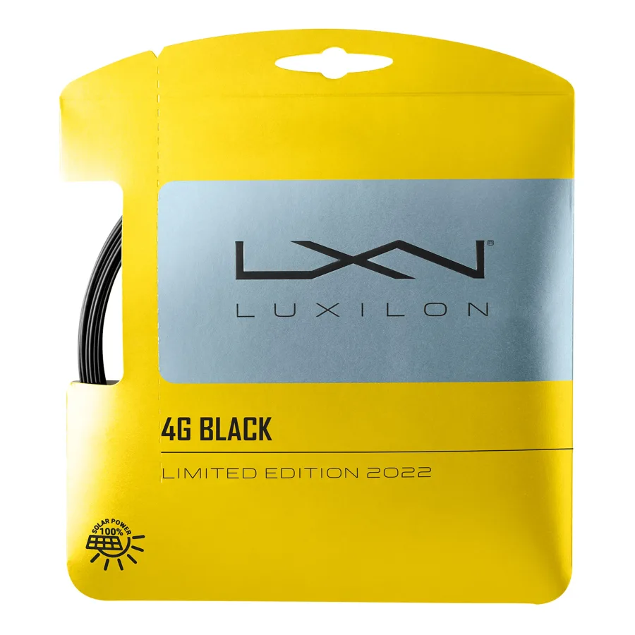 Luxilon 4G Saitenset 12,2m-Schwarz