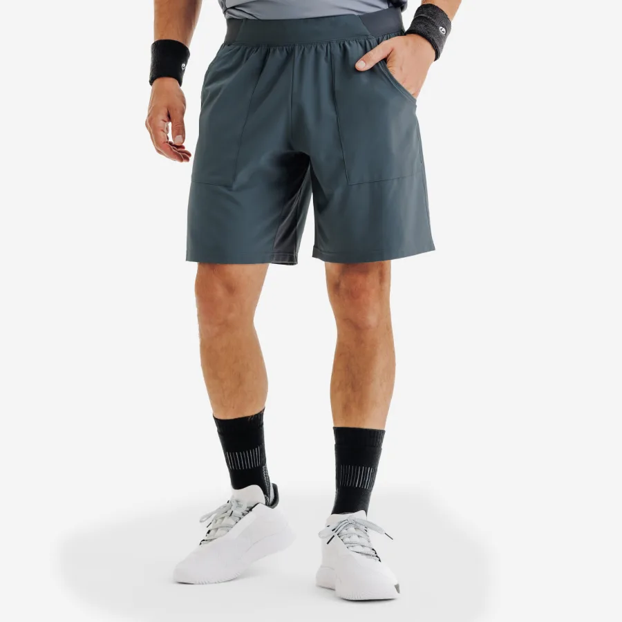 KUIKMA Herren Tennisshorts atmungsaktiv - Dry grau