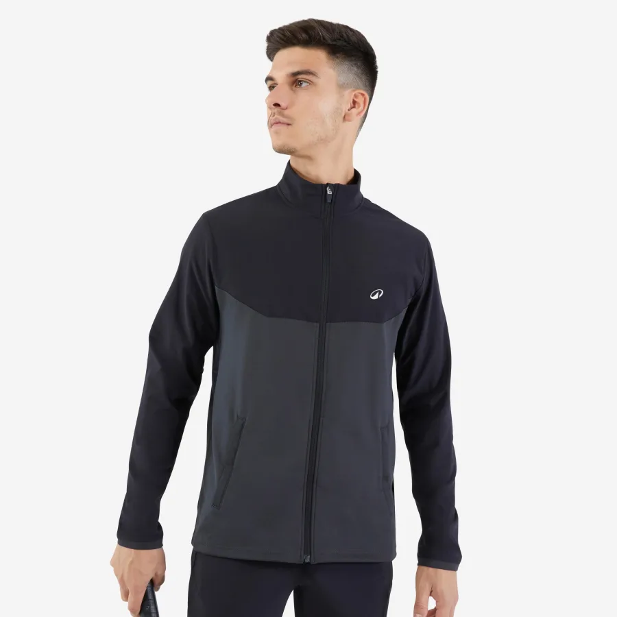 KUIKMA Herren Tennisjacke - Essential schwarz/grau