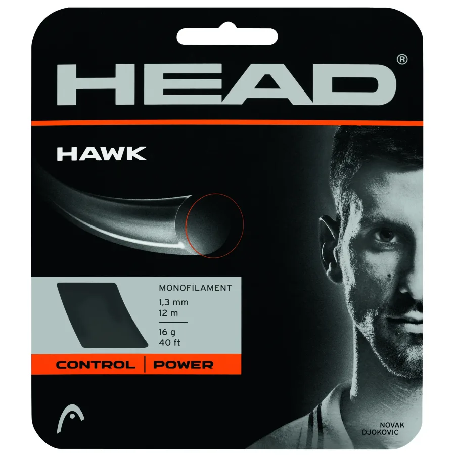 HEAD Hawk Saitenset 12m-Weiß