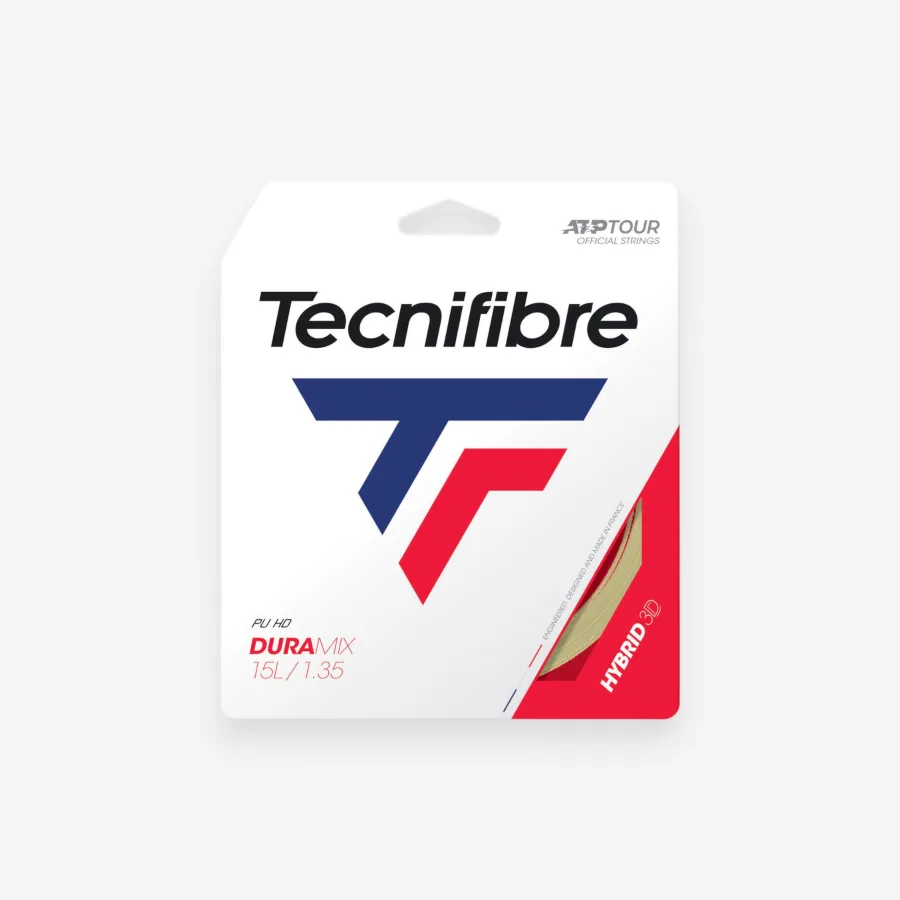 Tecnifibre Tecnifibre Multifaser Tennissaite 1,35 mm - Duramix hellgelb