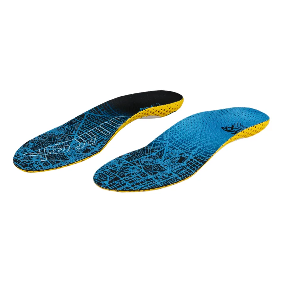 CURREX RunPro High Einlegesohle-Blau,Gelb