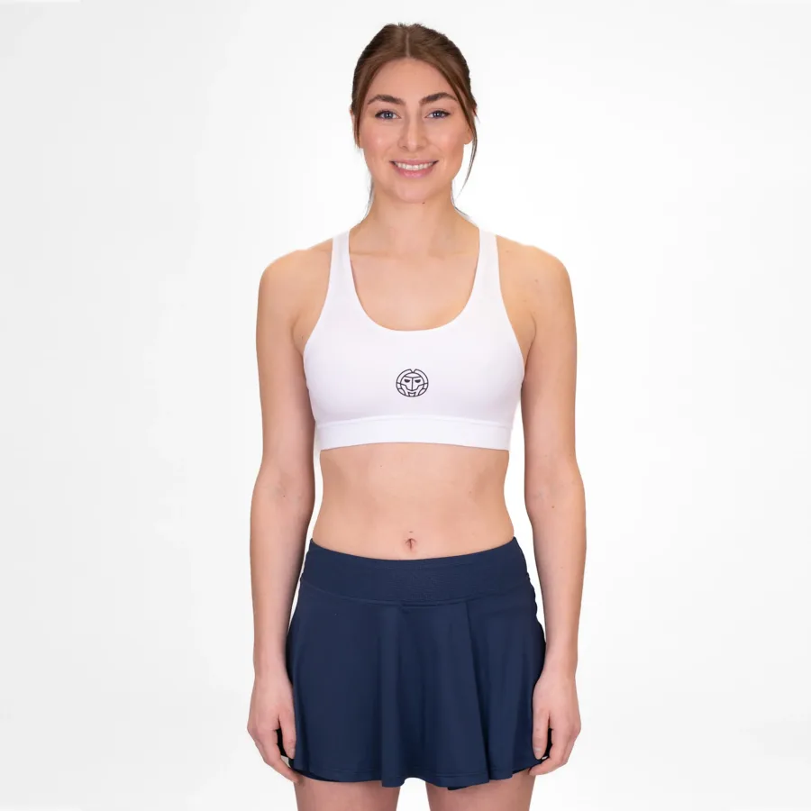 BIDI BADU Crew Medium Support Sport-BH Damen-Weiß