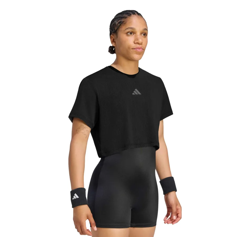 adidas adidas Pro Crop T - Shirt Damen
