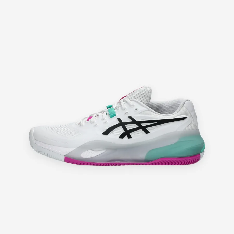 ASICS Herren Tennisschuhe Sandplatz - Gel Resolution X weiß/schwarz