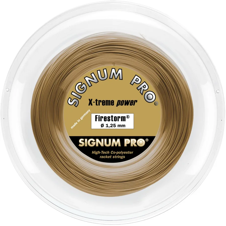 Signum Pro Firestorm Metallic Saitenrolle 100m-Gold