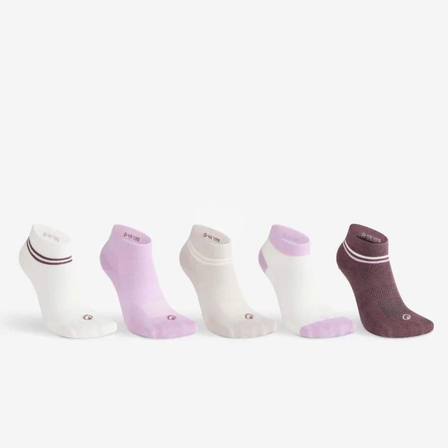 Decathlon Tennissocken Mid 5er Pack - RS160 mehrfarbig