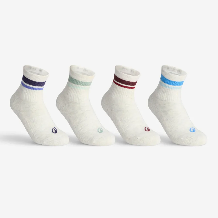 Decathlon Kinder Tennissocken High 4er Pack - RS300 weiß