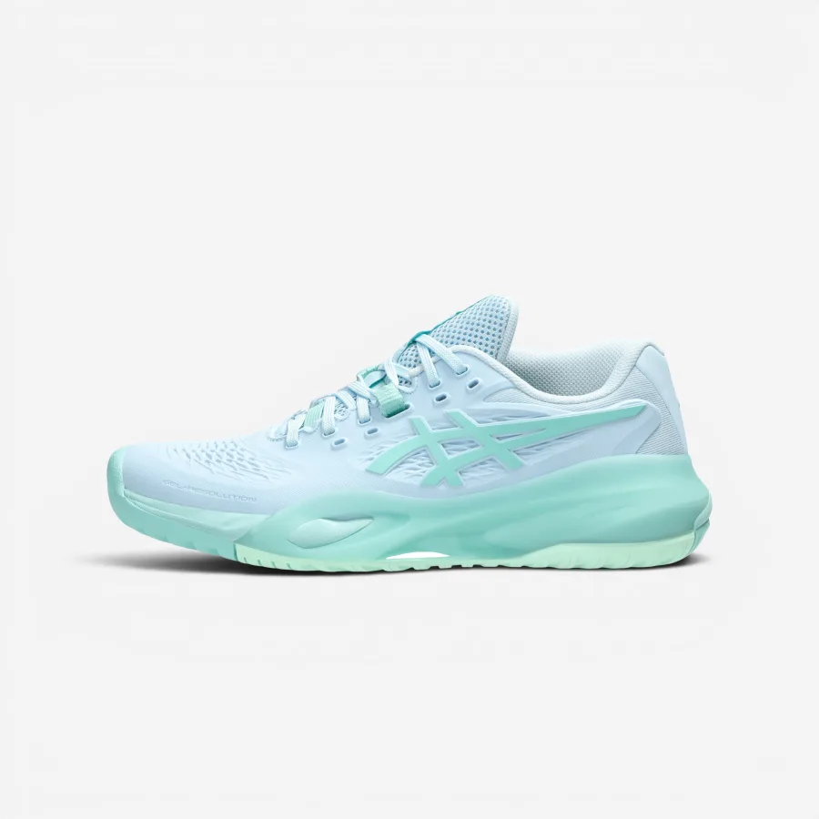 ASICS Damen Tennisschuhe Multicourt - Gel Resolution X grün