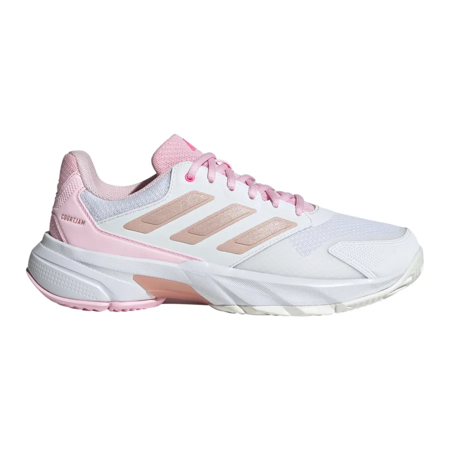 adidas CourtJam Control 3 Allcourtschuh Damen - weiß, rosa