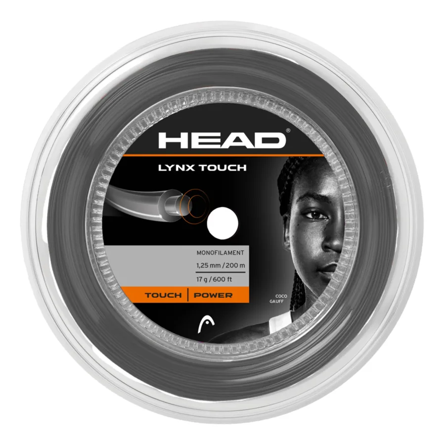 HEAD Lynx Touch Saitenrolle 200m-Grau