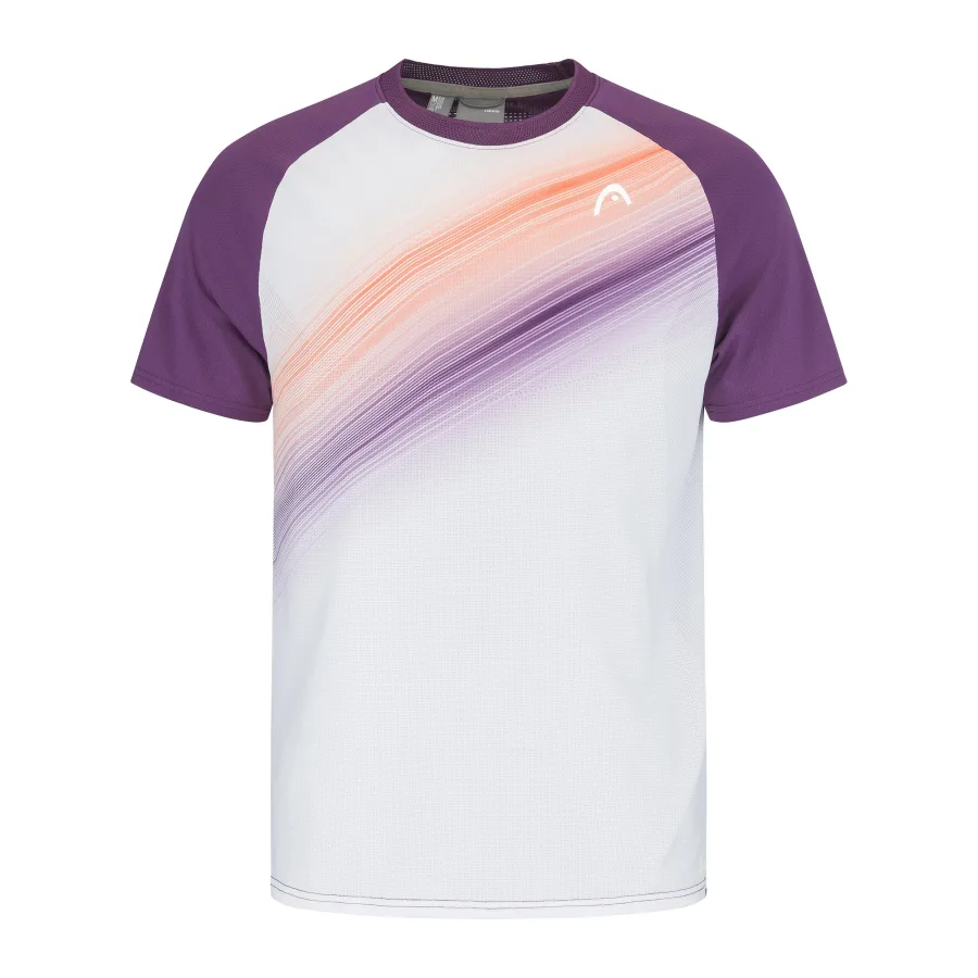 HEAD Performance T-Shirt Herren - weiß, lila