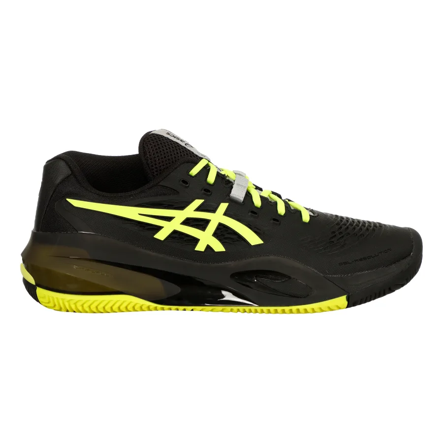 ASICS Gel-Resolution X Sandplatzschuh Herren - schwarz, neongelb