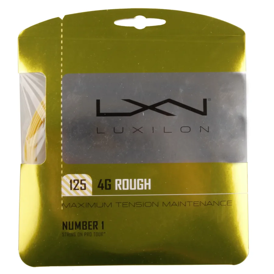 Luxilon 4G Rough Saitenset 12,2m-Gold