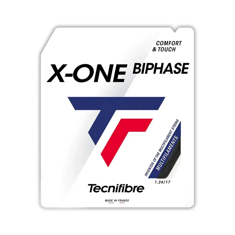 Tecnifibre X-One Biphase Saitenset 12,2m-Schwarz