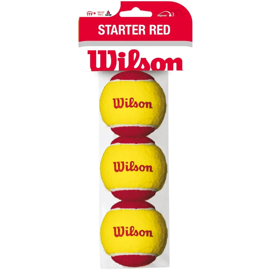 Wilson Wilson Starter Balls (Stage 3) 3er Beutel