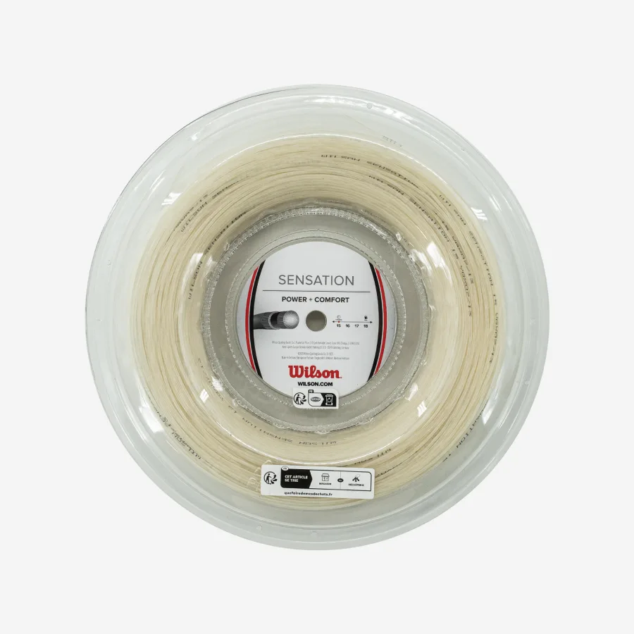 Wilson Wilson Multifaser Tennissaite 1,35 mm - Sensation 200 m weiss