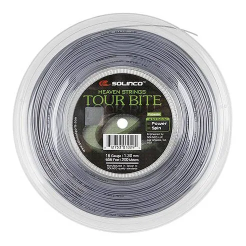 Solinco Tour Bite Saitenrolle 100m-Silber