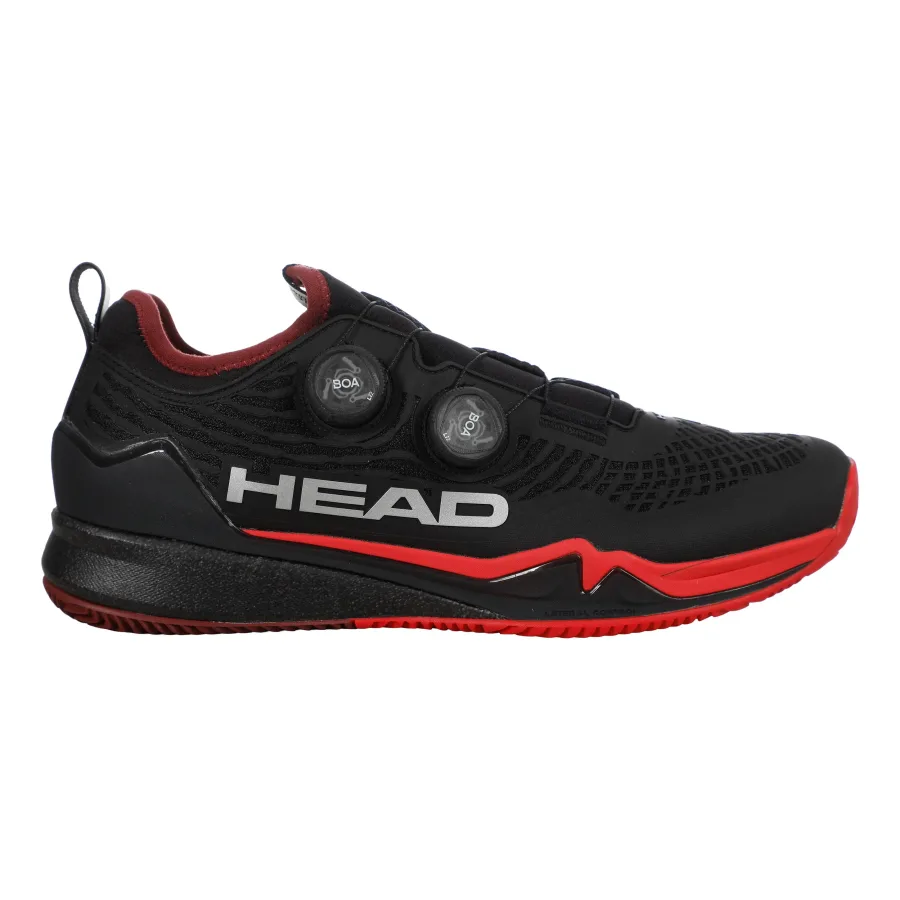 HEAD Endure Pro Sandplatzschuh Herren-schwarz, rot