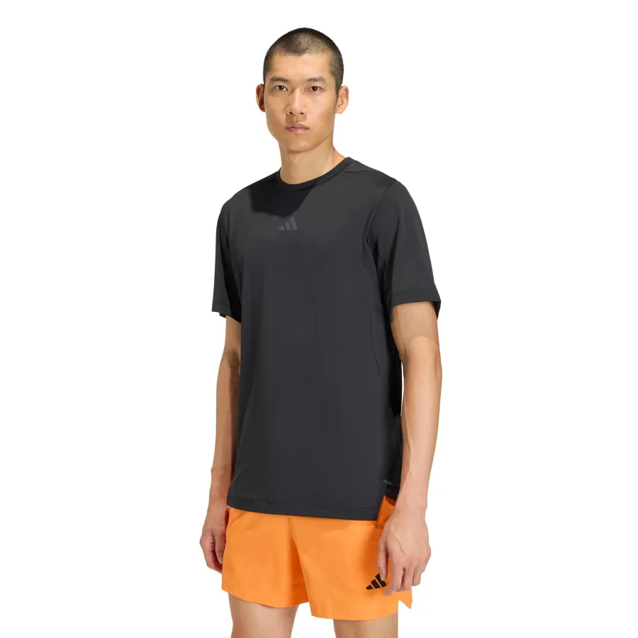 adidas D4T Essentials T-Shirt Herren - schwarz