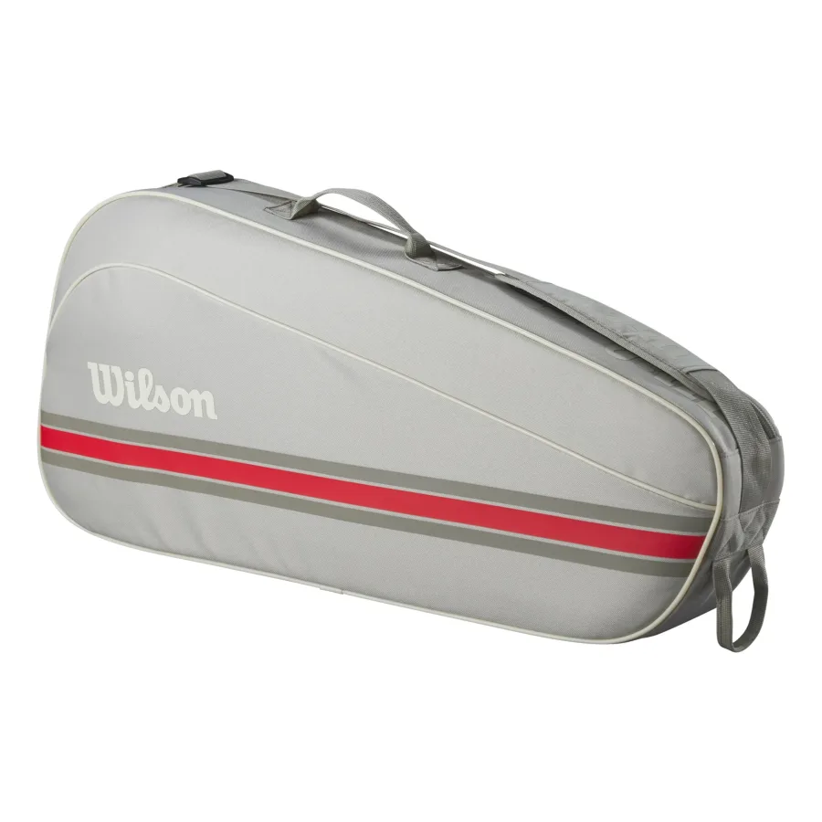 Wilson Tour Team Schlägertasche 3er-Hellgrau