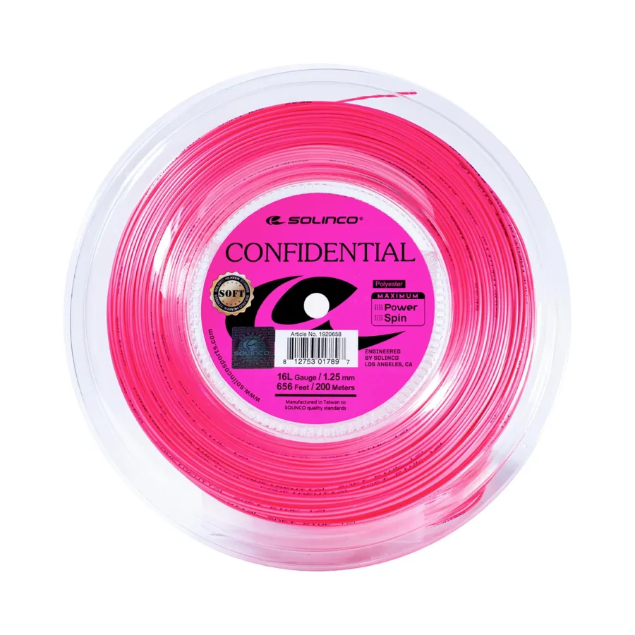 Solinco Confidential Soft Saitenrolle 200m - pink