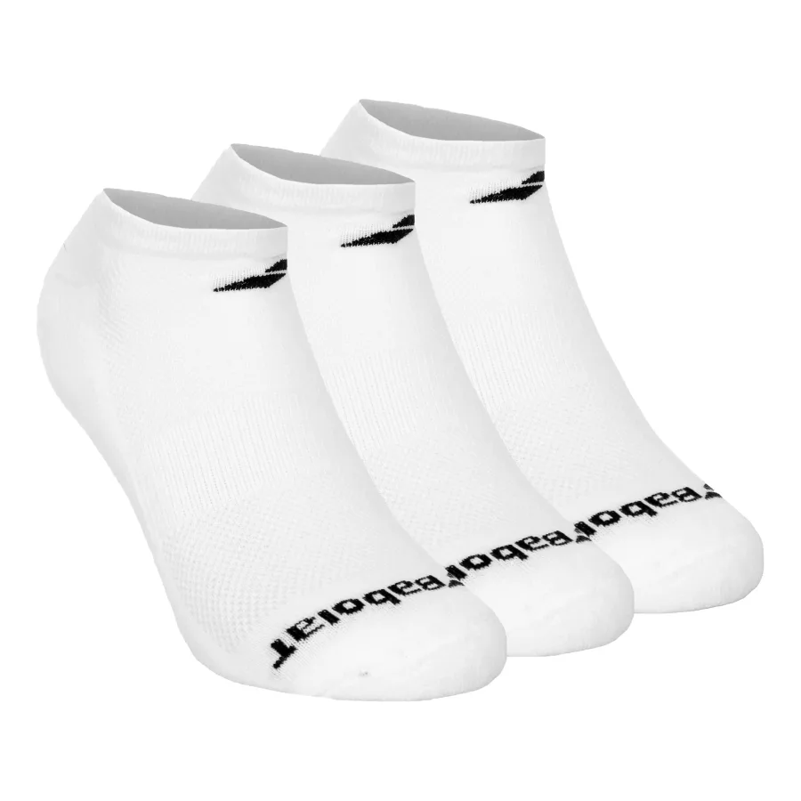 Babolat Invisible Tennissocken 3er Pack-Weiß