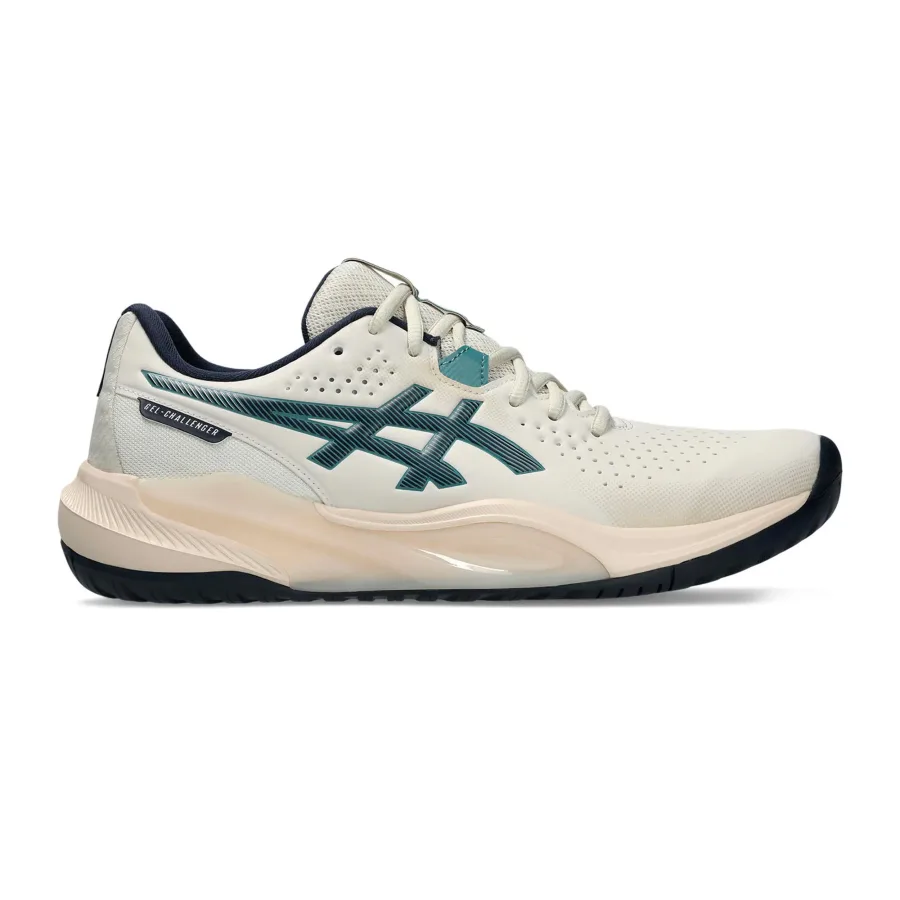 ASICS Gel-Challenger 15 Allcourtschuh Herren - beige, dunkelblau