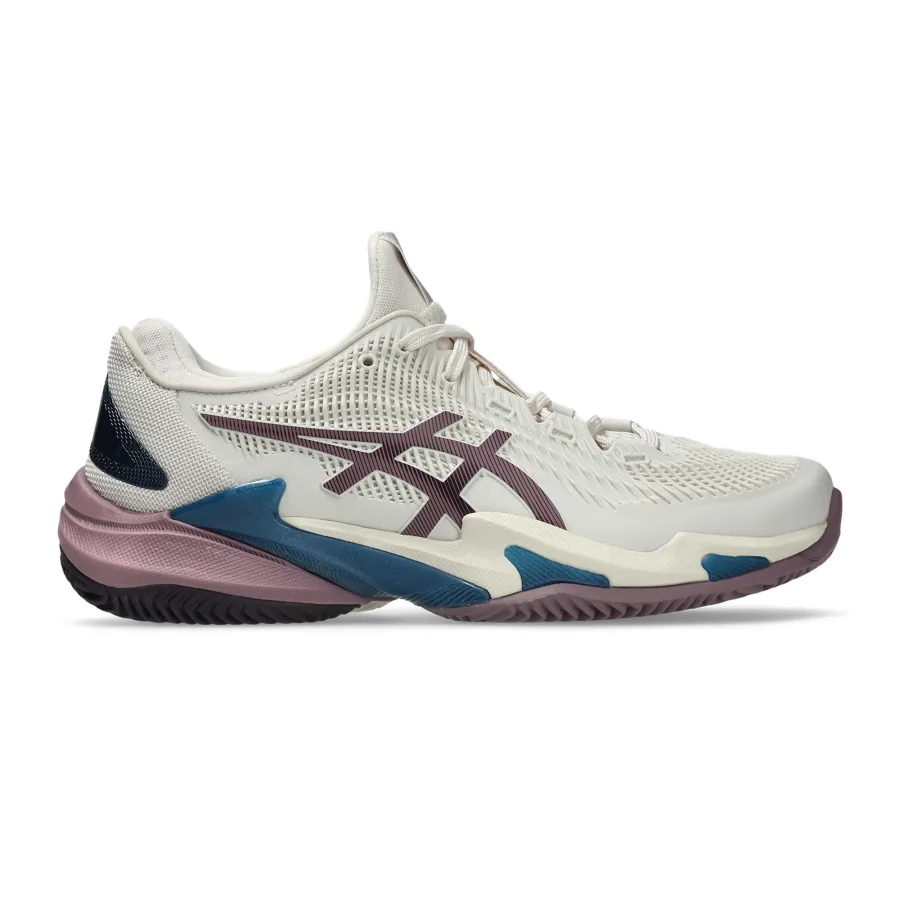 ASICS Court FF 3 Sandplatzschuh Damen - creme, lila