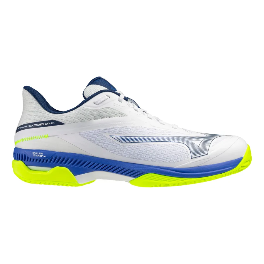 Mizuno Wave Exceed Court Sandplatzschuh Herren - weiß, blau