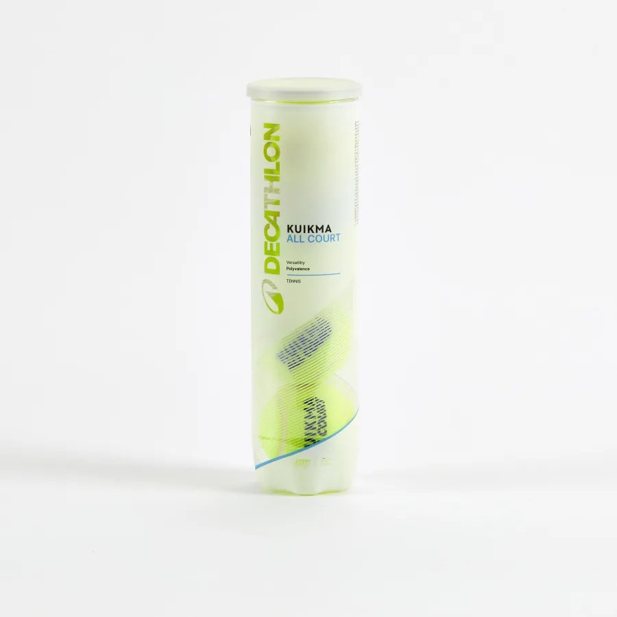 KUIKMA Tennisbälle - All Court 4er-Dose