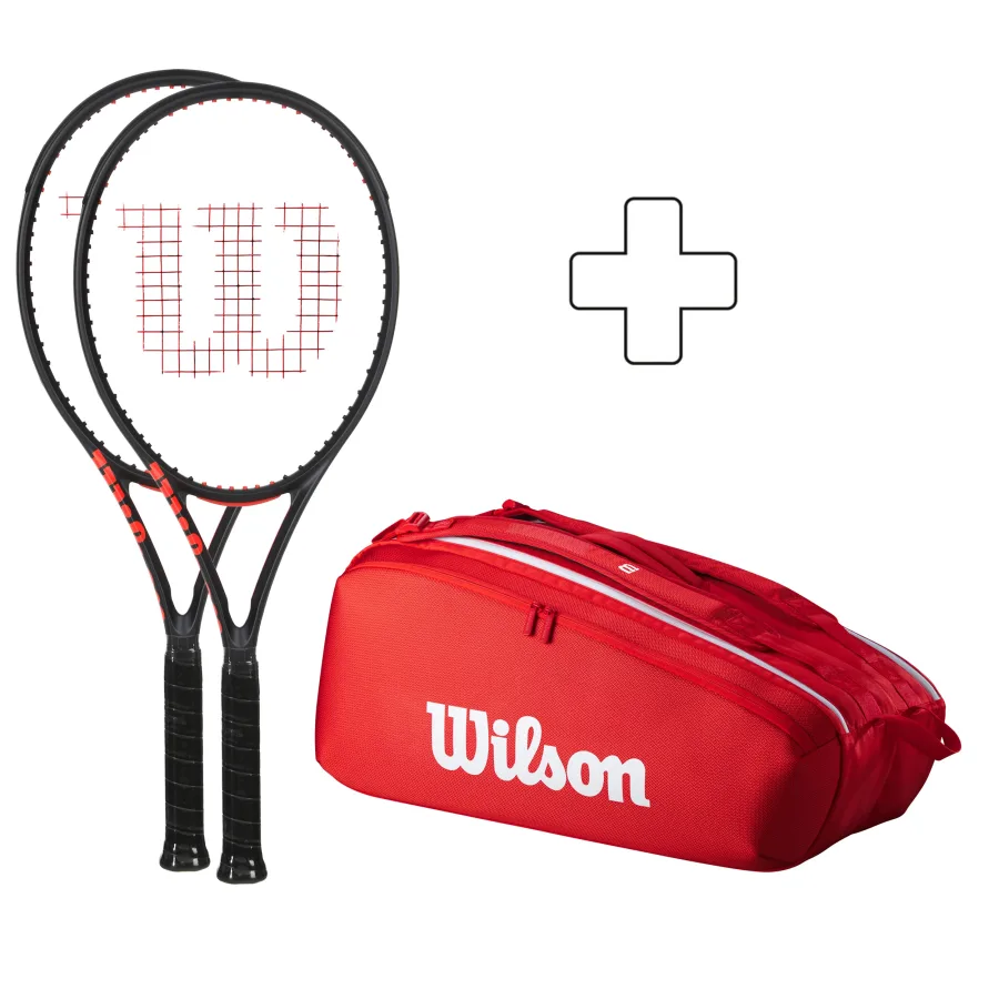 Wilson Wilson 2x Clash 100L V3.0 plus Schlägertasche