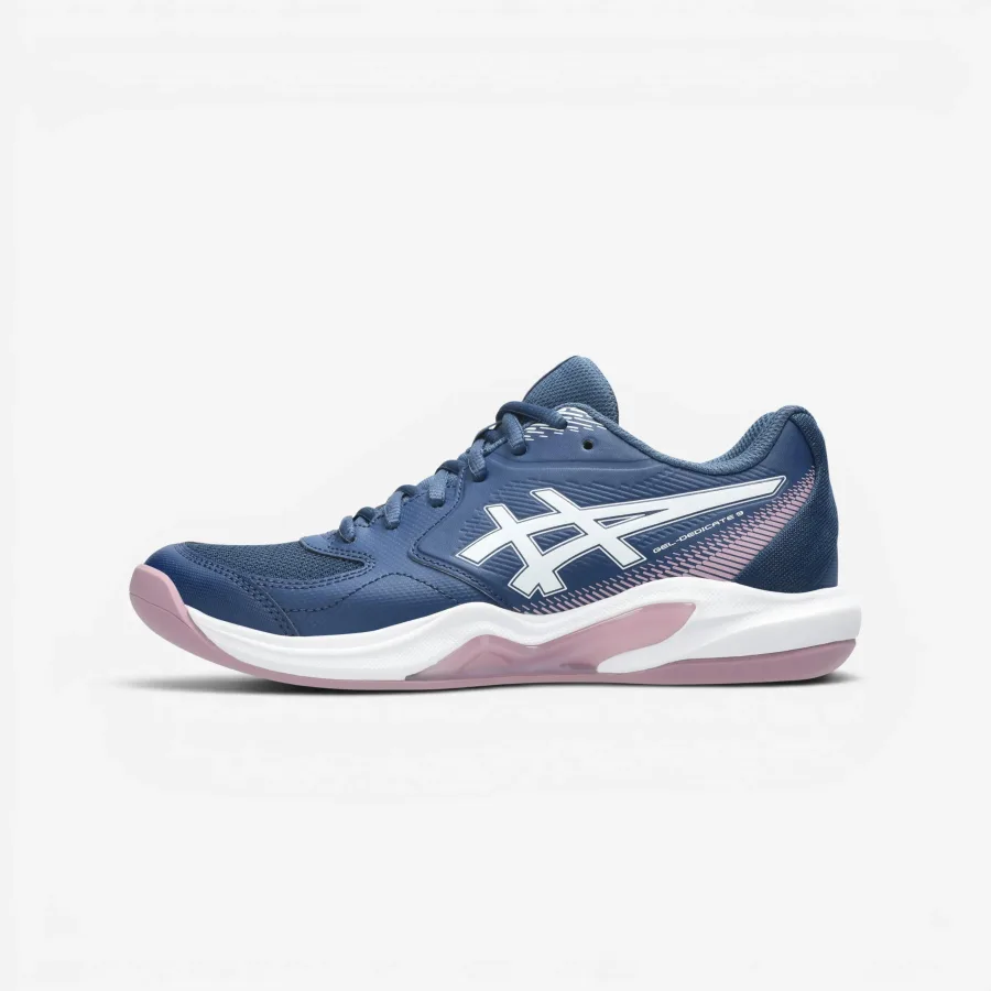 ASICS Damen Tennisschuhe Teppich - Gel Dedicate 9 blau