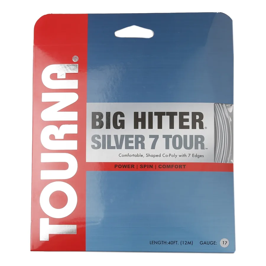 Tourna Silver7 Tour Saitenset 12m-Silber