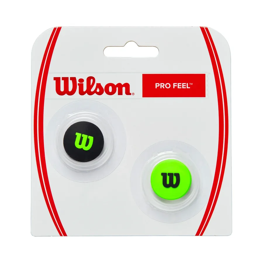 Wilson Blade Pro Feel Blade Dämpfer 2er Pack-Schwarz,Grün