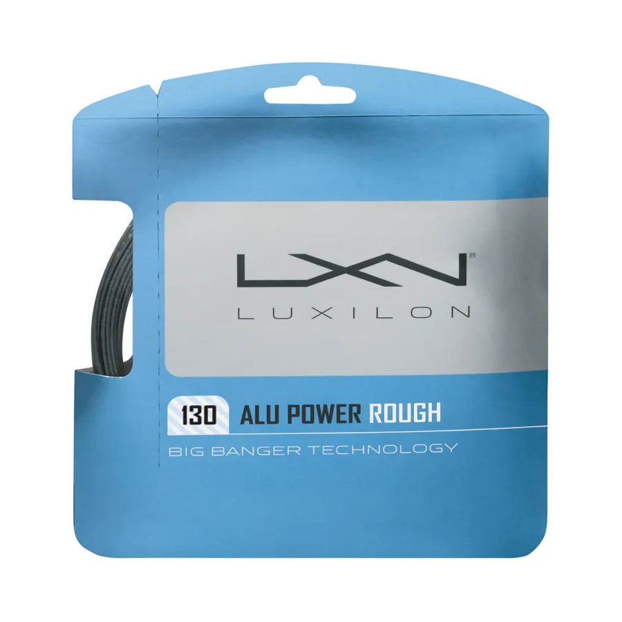 Luxilon ALU Power Rough Saitenset 12,2m-Silber