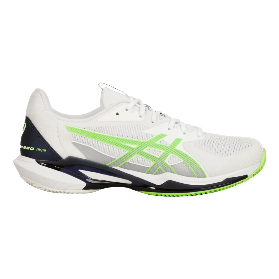 ASICS Solution Speed FF3 Sandplatzschuh Herren - weiß, neongrün