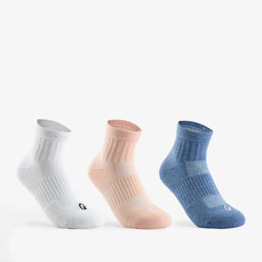 Decathlon Kinder Tennissocken Mid 3er Pack - RS500 bunt