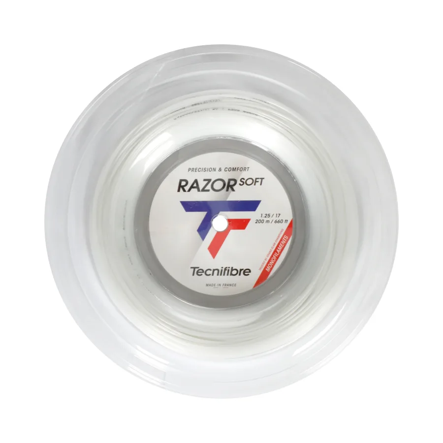 Tecnifibre Razor Soft 200m Saitenrolle-Weiß