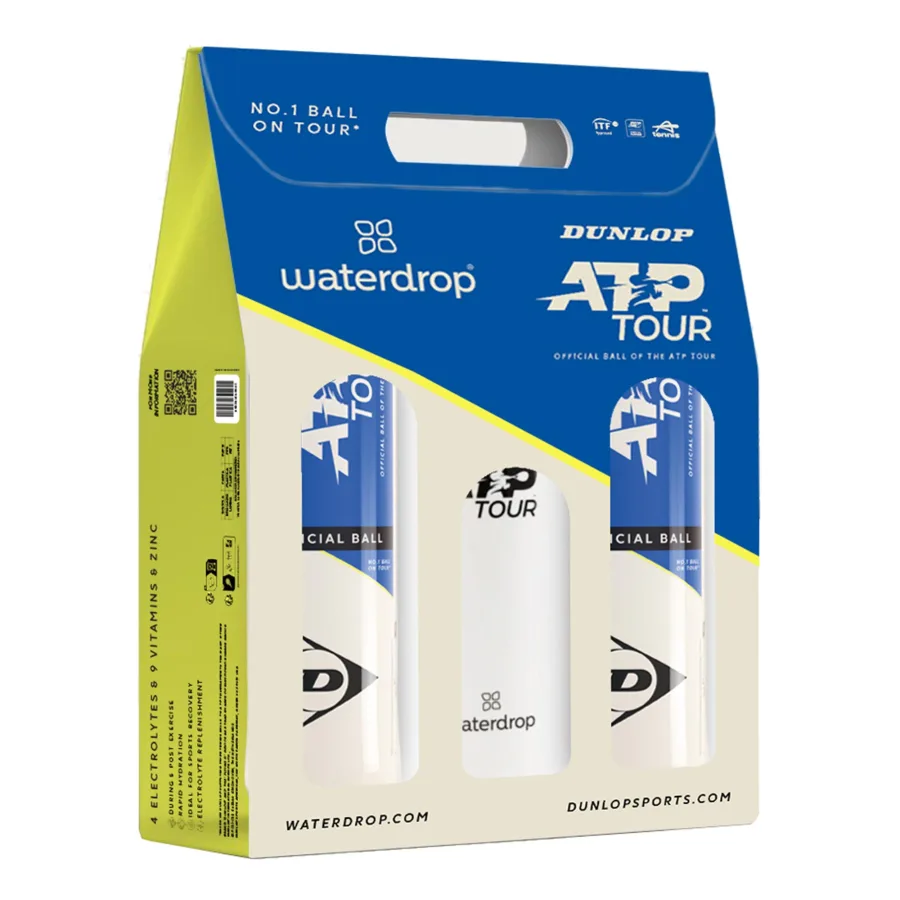 Dunlop ATP 2x 4er Dose + Waterdrop Tri-Pack