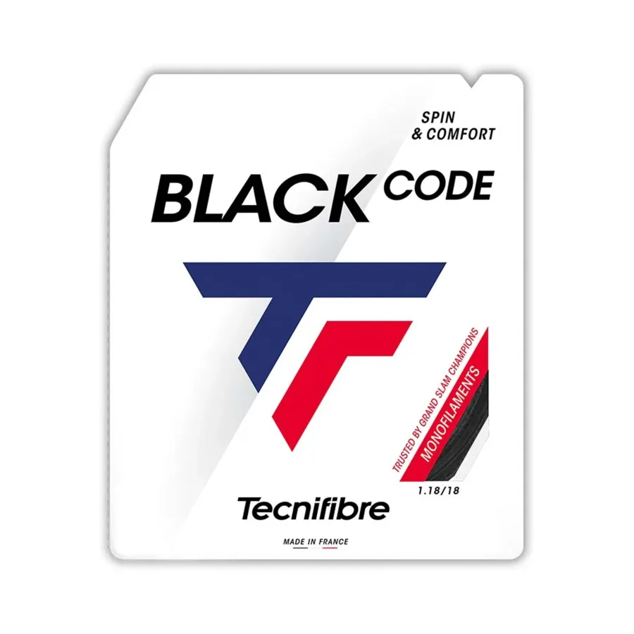 Tecnifibre Black Code 12m Saitenset-Schwarz