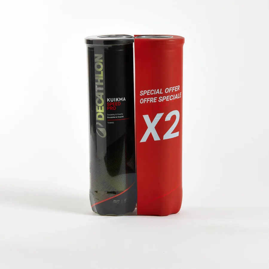 KUIKMA Tennisbälle - Speed Pro Doppelpack (2×4)