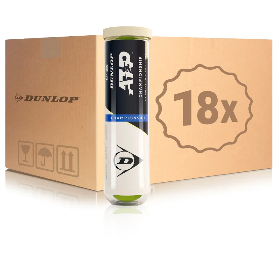 Dunlop Dunlop 18x 4er Dose ATP Championship im Karton