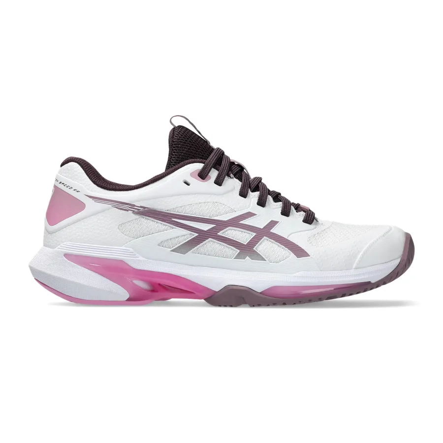 ASICS Solution Speed FF 4 Allcourtschuh Damen - weiß, pastellrosa